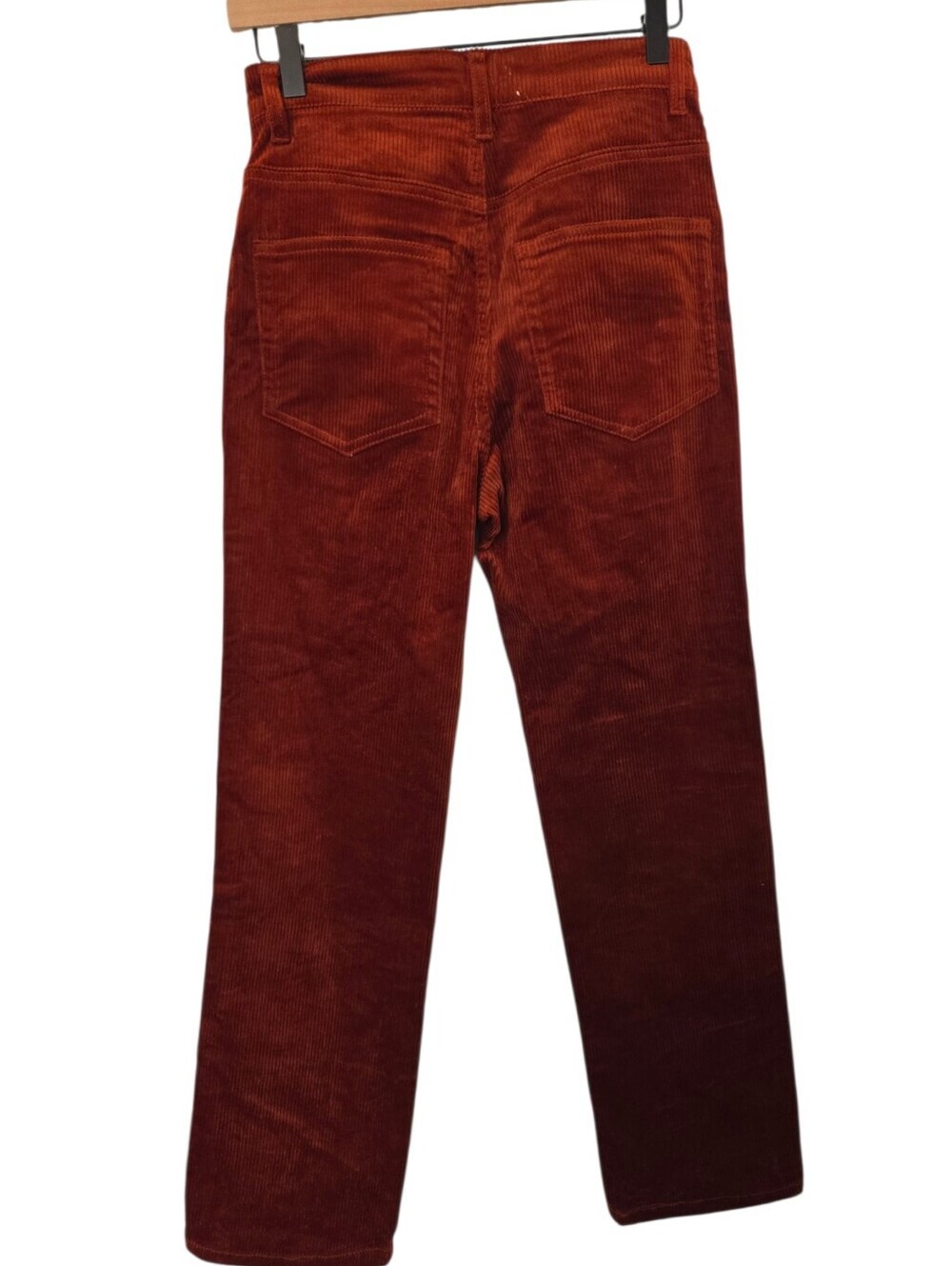 ✨🍂 Love Tree Rust Corduroy High Rise Button Fly Pants 🍂✨ - Picture 4 of 5